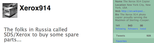 xerox-914 twitter