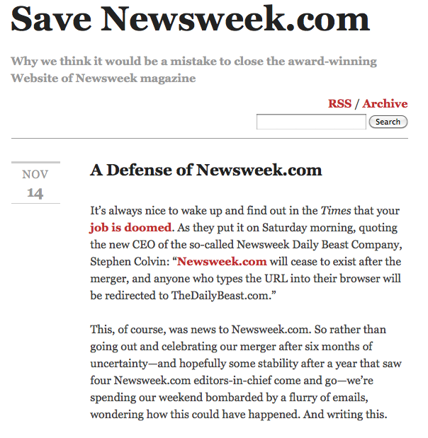 Save newsweek.com