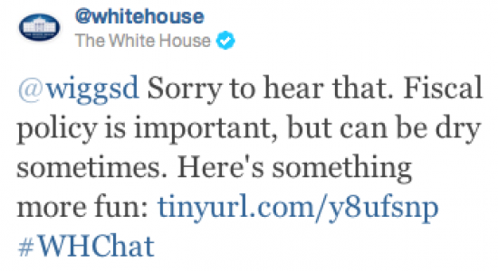 The White House 'Rickrolls' Its Twitter Followers (TWEET)