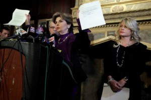 Gloria Allred Sharon Bialek