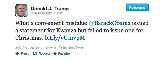Trump-Tweet-Kwanzaa