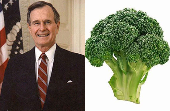 George Bush Broccoli Frank Ruta George Bush Broccoli