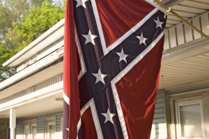 confederate flag hanging in front of store shutterstock