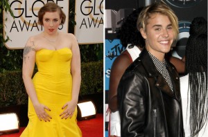 lena dunham justin bieber song lyrics