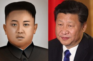 Xi Jiping and Kim Jong-un
