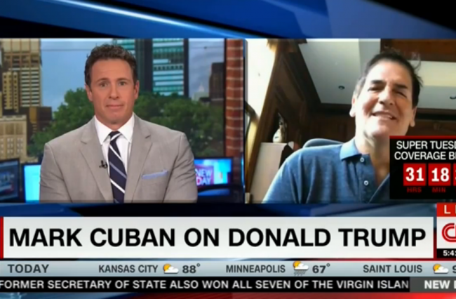 Mark Cuban Woefully Admits That Yes, Donald Trump Is A Billionaire