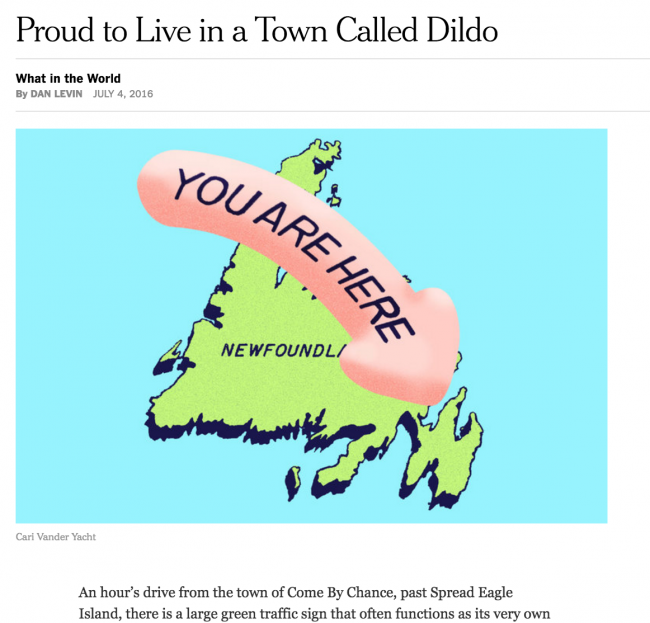 The Clickbait Mystique Behind The New York Times‘ Dildo-Themed Hot Take