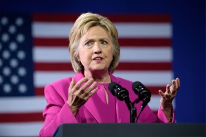 Image of Hillary Clinton via Shutterstock