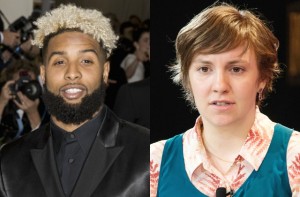 odell beckham jr lena dunham