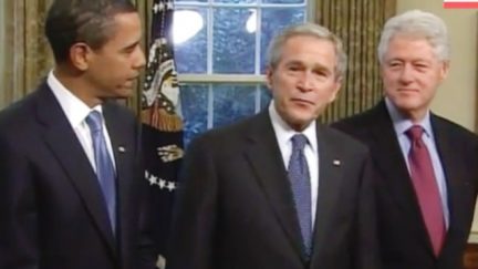 Obama, Bush, Clinton