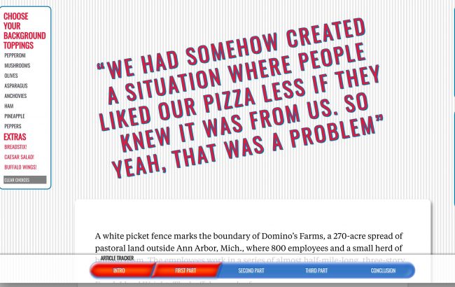 This Bloomberg Article About Domino S Is Set Up Like The Chain S