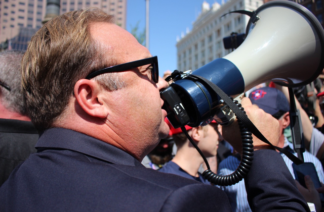 Alex Jones at the 2016 RNC (Shutterstock)