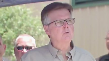 Dan Patrick being someplace