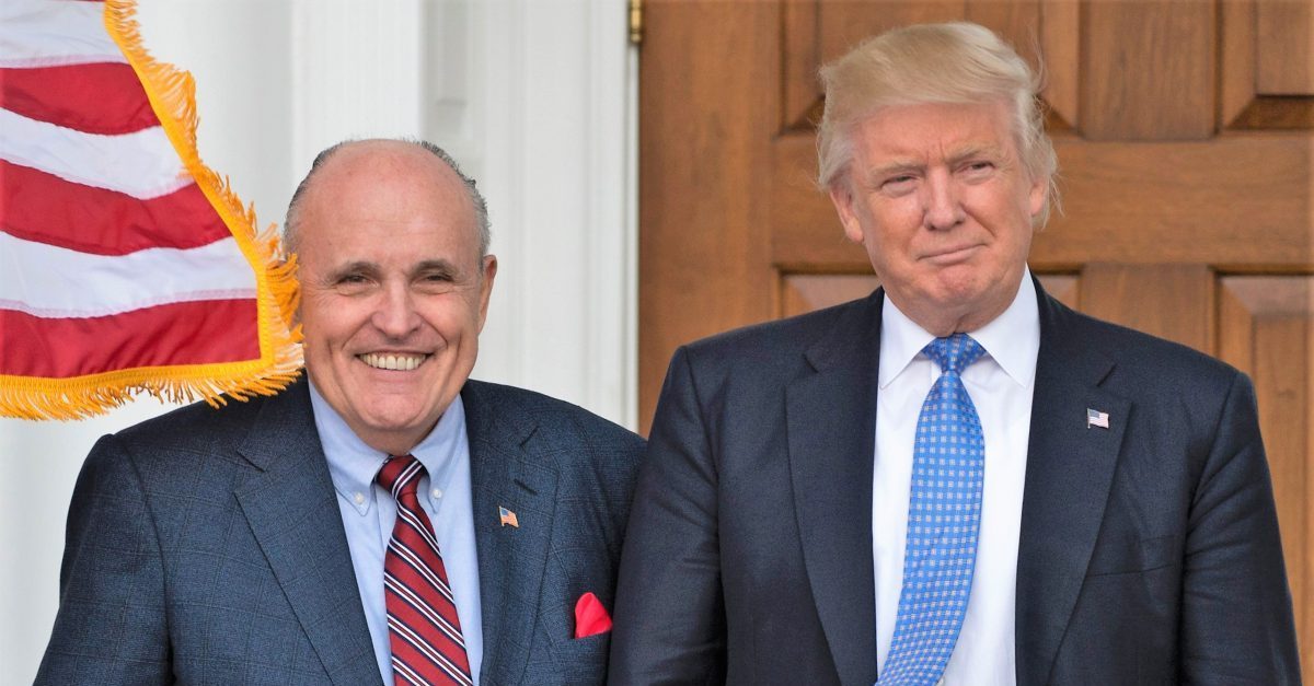 Rudy Giuliani, Donald Trump