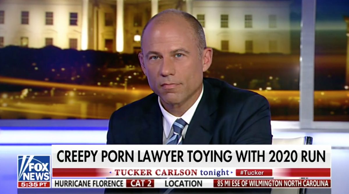 Tucker Carlson Runs Creepy Porn Lawyer Chyrons in Michael Avenatti ...