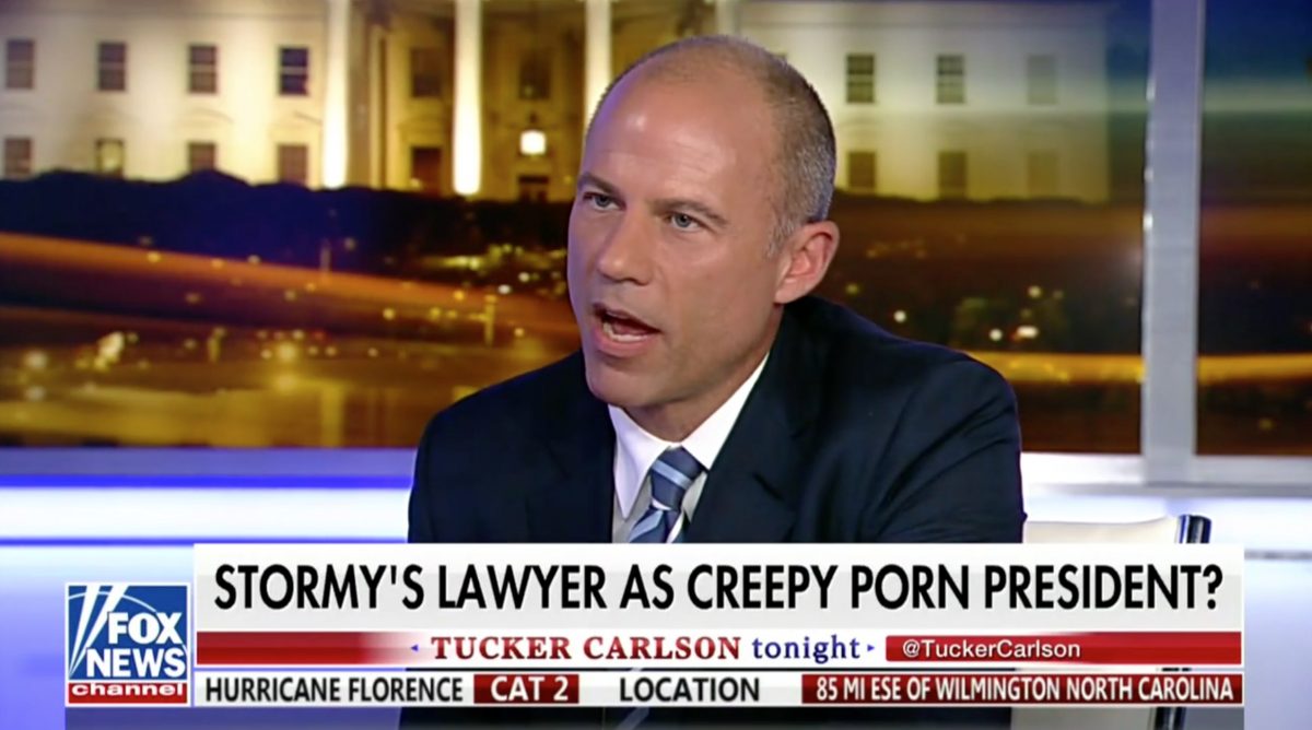 Tucker Carlson Runs Creepy Porn Lawyer Chyrons In Michael Avenatti