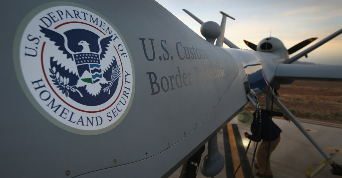 U.S. Border Patrol Customs Enforcement Drone