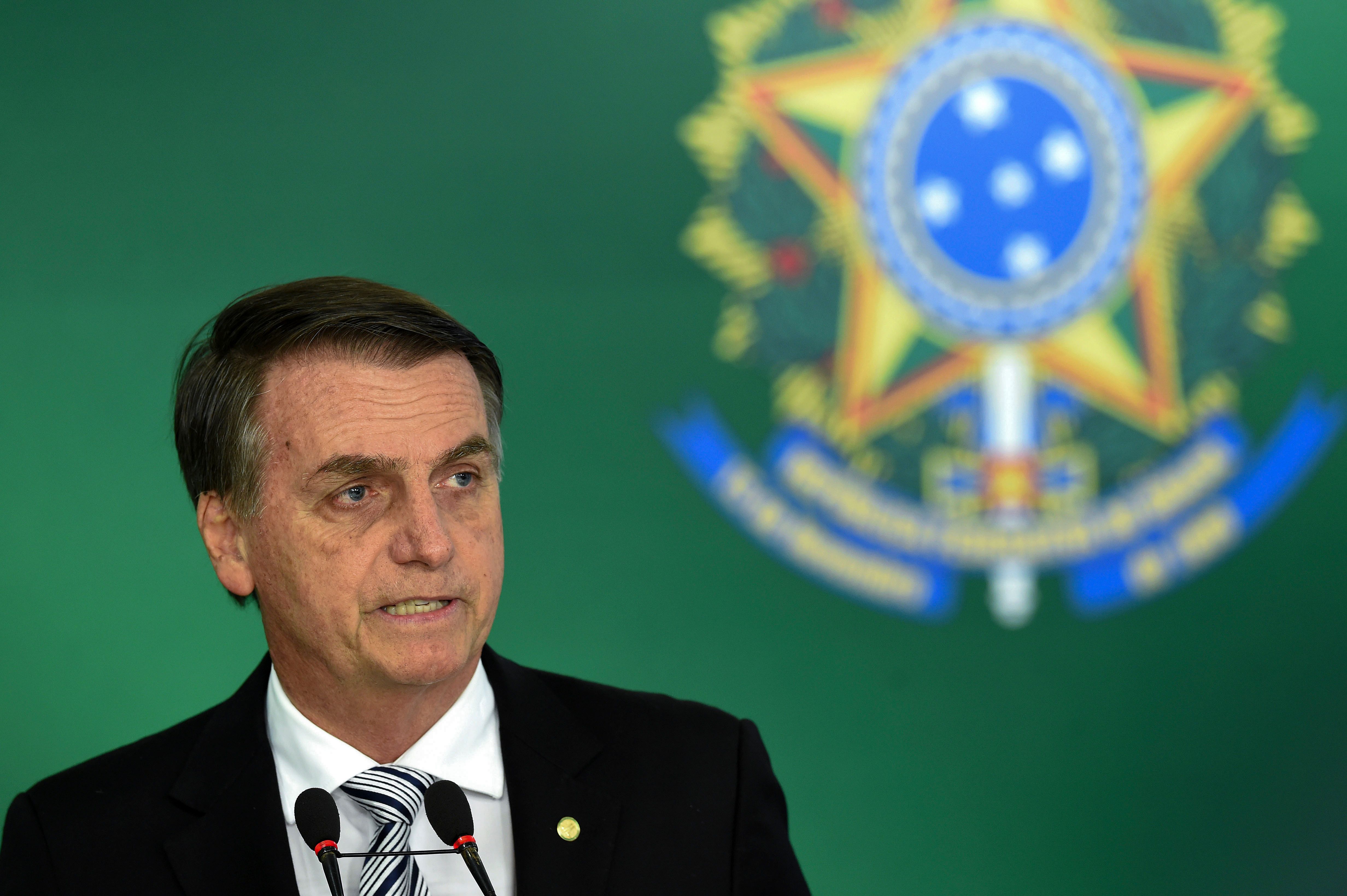 Brazil S President Jair Bolsonaro Posts Pee Tape On Twitter   GettyImages 1058672514 