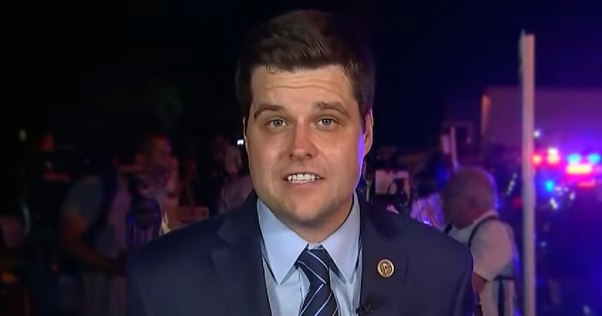 Matt Gaetz Reviled in Florida, Approval Rating Underwater