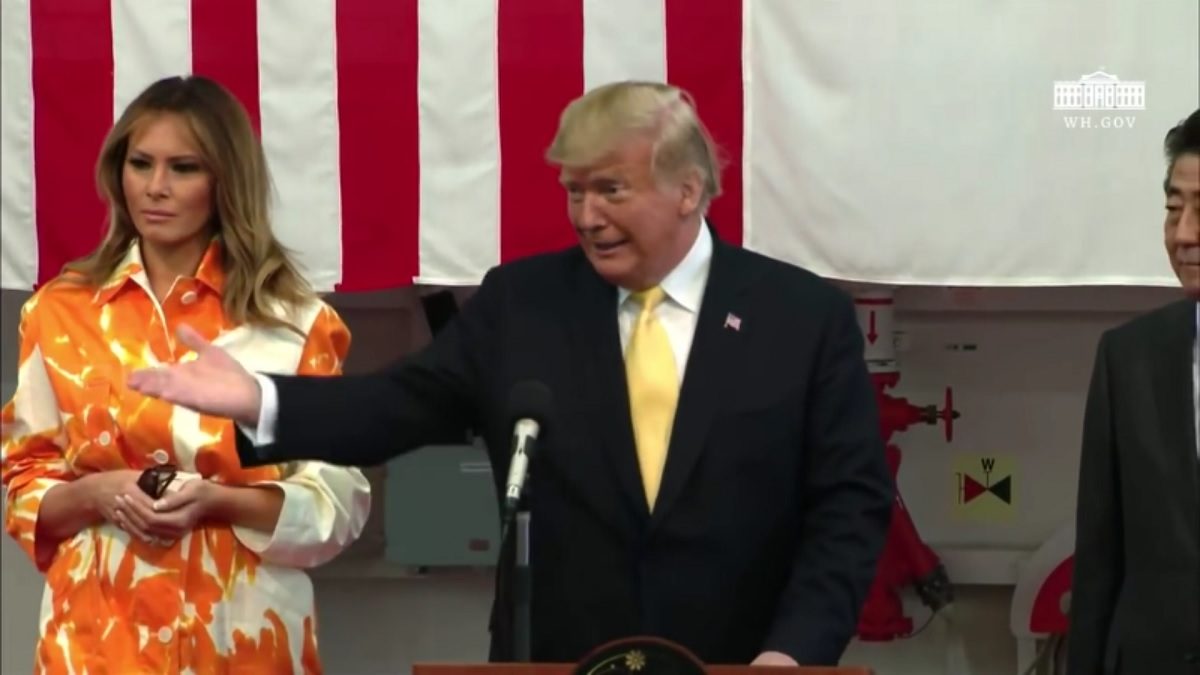 Trump Wishes 'Happy Memorial Day' to Members of Japanese Military