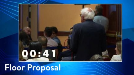 Bernie Sanders Rails Against Walmart's 'Starvation Wages' Right to Walmart's Face