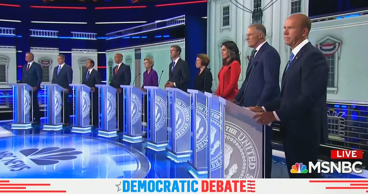 Winners and Losers of First NBC News Democratic Primary Debate