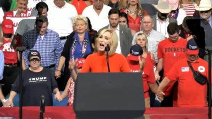 Pastor Tells Rally Crowd 'Demonic Networks' Are Working Against Trump, He Will Overcome 'Every Strategy From Hell'
