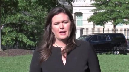 Sarah Sanders Won't Deny Trump Told Aides to Lie About Polls
