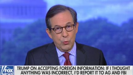 Chris Wallace Chides Trump for Foreign Dirt Comments