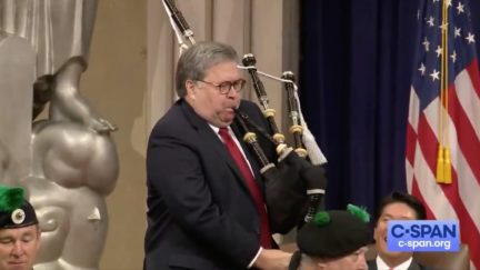 Bill Barr Busts Out the Bagpipes