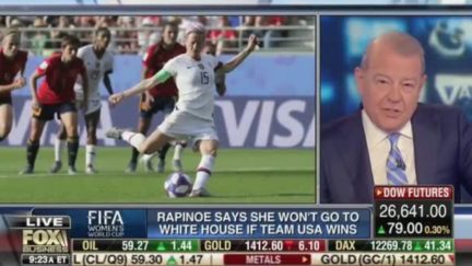 Stu Varney Calls To Fire Megan Rapinoe for Trump Comment