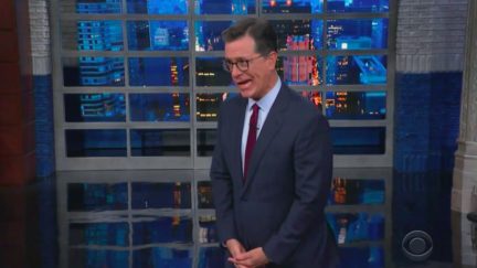 Stephen Colbert Skewers Fox and Friends for Inadvertently Confirming Trump is Racist