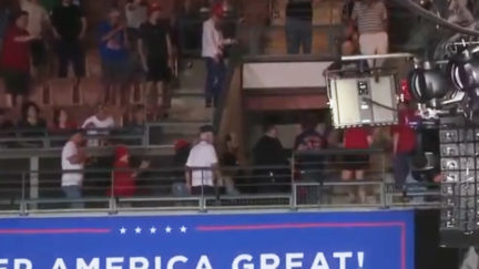 Donald Trump rally protestor