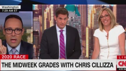CNN's Chris Cillizza Wills Bernie Sanders and Kamala Harris Out of Existence in Iowa Segment
