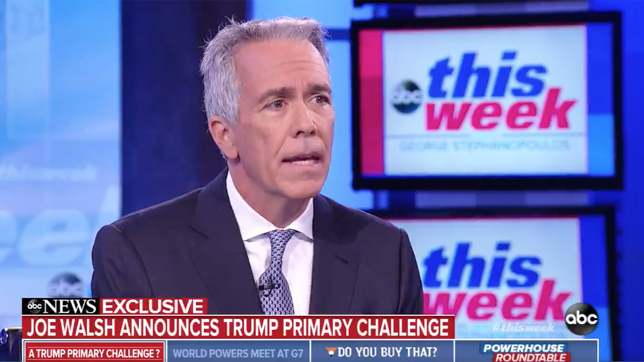 Fmr GOP Rep. Joe Walsh Announces 2020 Primary Run Against Trump He’s
