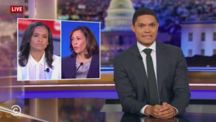 Trevor Noah Shouts Out Brutal Criminal Justice Question to Kamala Harris
