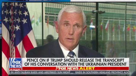 VP Mike Pence Dodges Sean Hannity's Question on Releasing Trump-Ukraine Transcript