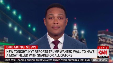 Don Lemon's Exasperated Reaction to Trump's Snakes-in-a-Moat Idea