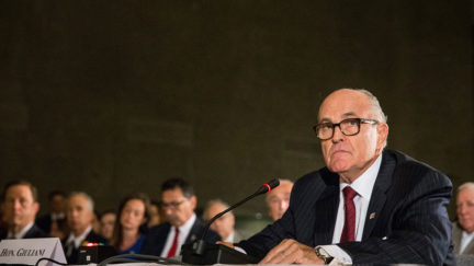 Rudy Giuliani testifies at a U.S. House of Representatives Committee hearing