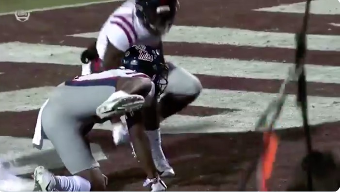 Ole Miss WR Elijah Moore's 'Dog Piss' TD Celebration Costs Team the Victory