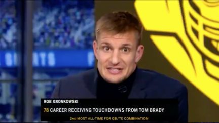 Rob Gronkowski Rockin the Turtleneck