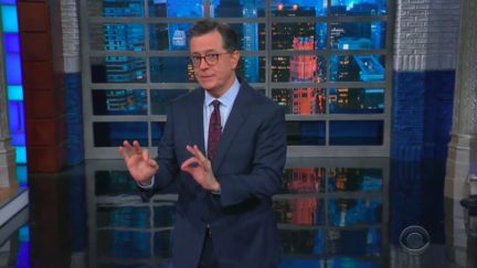 Stephen Colbert Jokes Gordon Sondland Amended Testimony Like Sherman Amended Atlanta