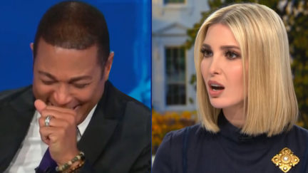 Don Lemon (L), Ivanka Trump (R)
