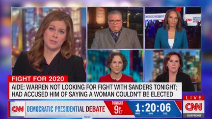 Erin Burnett Calls Out Warren Over Sanders Story Leak