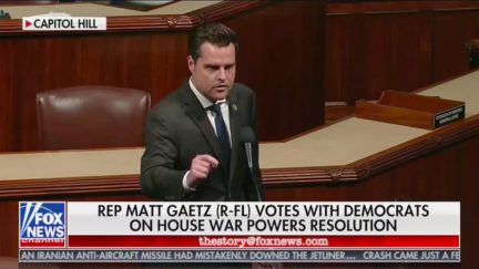 Matt Gaetz Votes with Dems on Iran War Powers Resolution