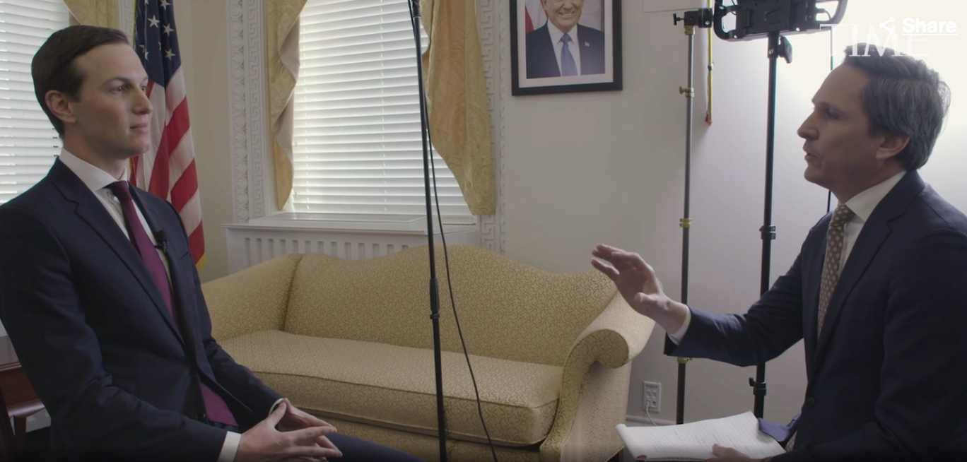 Jared Kushner speaks to TIme