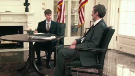 College Senior Works at White House