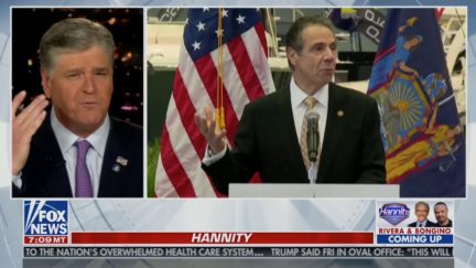 Hannity Blows Up at Cuomo After Outrage Over Trump's Dismissive Ventilator Claims