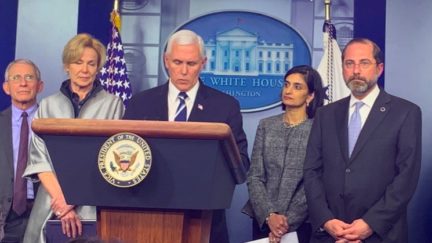 VP Mike Pence Coronavirus Briefing Bans Audio, Video Recording by Press