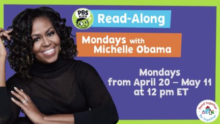 michelle obama read along with pbs